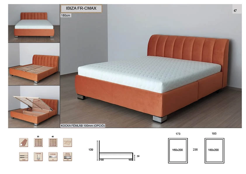 Ibiza franciaágy - 10 